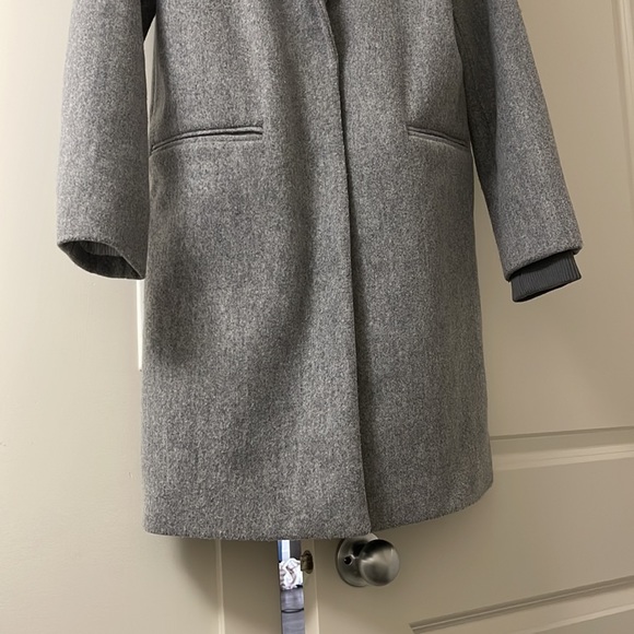 Wool dress coat grey - Picture 3 of 7